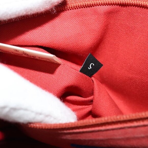 BURBERRY Nova Check Blue Label Shoulder Bag Canvas Beige Silver Auth 118746 - Picture 14 of 16